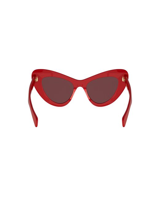 Céline Red Full-Rim Sunglasses