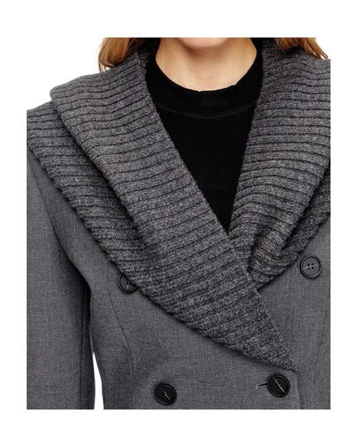 DIESEL Gray G-Olden Double Breasted Cropped Jacket