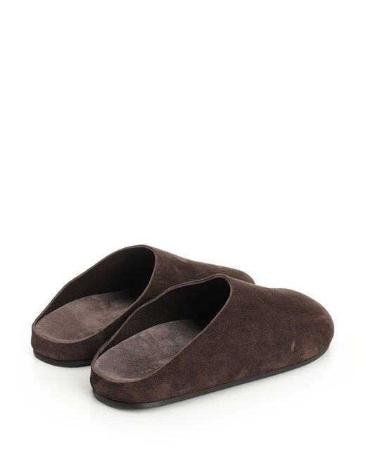 The Row Brown Hudson Mules
