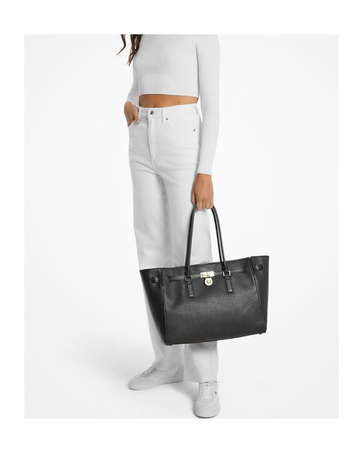 Michael Kors Black Michael Hamilton Moderne Large Tote Bag