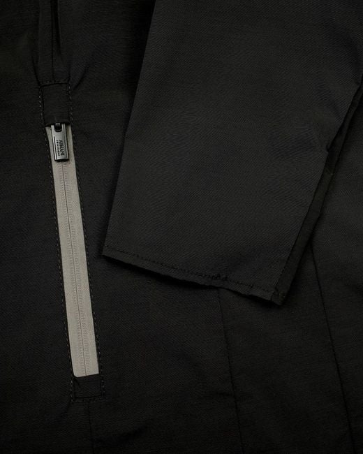 Armani Collezioni Black Loose Version Logo Casual Jacket for men