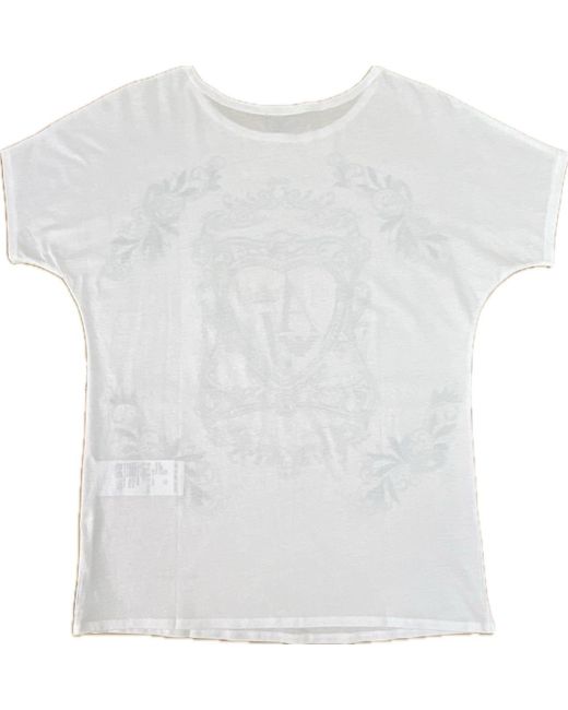 Armani Jeans White Short-Sleeved T-Shirt