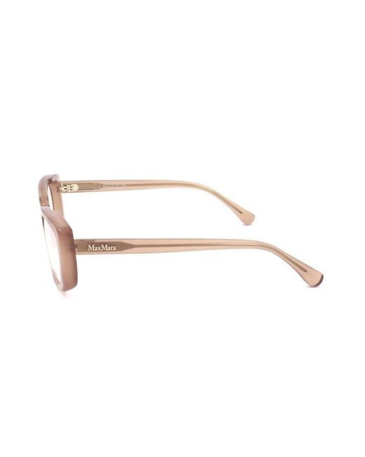 Max Mara Black Rectangle Frame Glasses