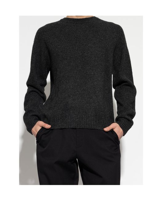 A.P.C. Black Crewneck Jumper for men