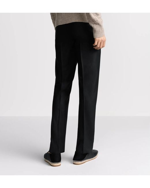 Dior Black Icons Regular-Fit Pants for men