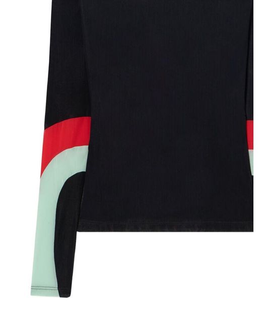 Off-White c/o Virgil Abloh Black High-Neck Long-Sleeved Top