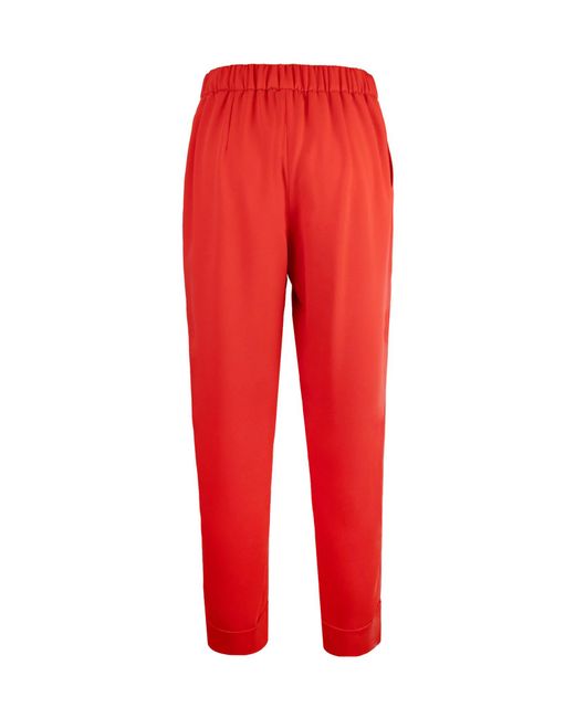 P.A.R.O.S.H. Mid-Waist Tapered Casual Pants