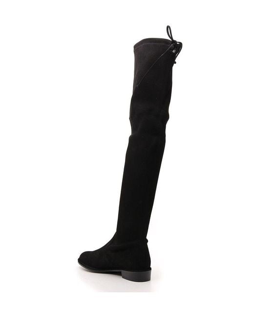 Stuart Weitzman Black Lowland Boots