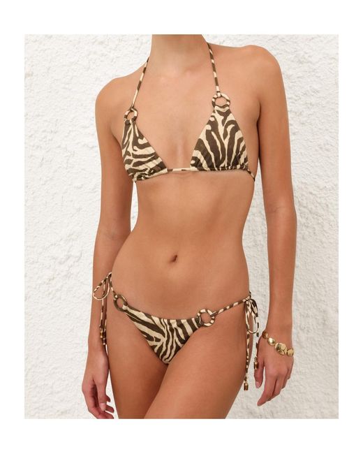 Zimmermann White Wanderlust Ring-Tie Bikini