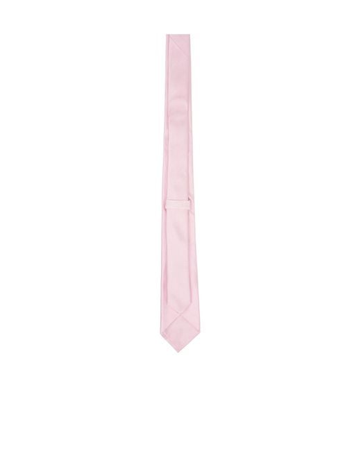 Versace White Pointed Tie for men