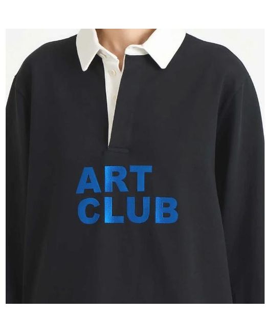 J.W. Anderson Blue Jw Anderson Art Club Rugby Polo Top