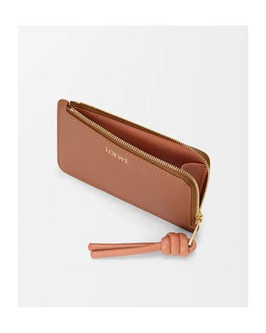 Loewe Brown Knot Coin Cardholder