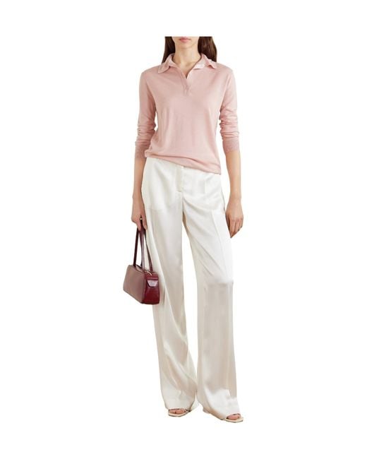 Giuliva Heritage Pink Cashmere Knit Sweater