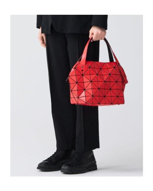 Issey Miyake Red Boston Tote Bag