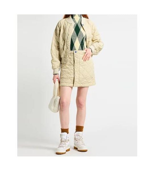 Burberry Natural Mini Skirts