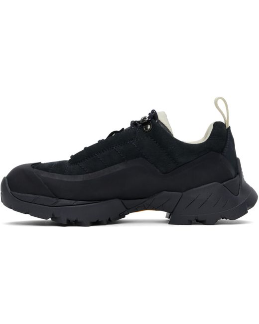 Roa Black Round Toe Low-Top Sneakers for men