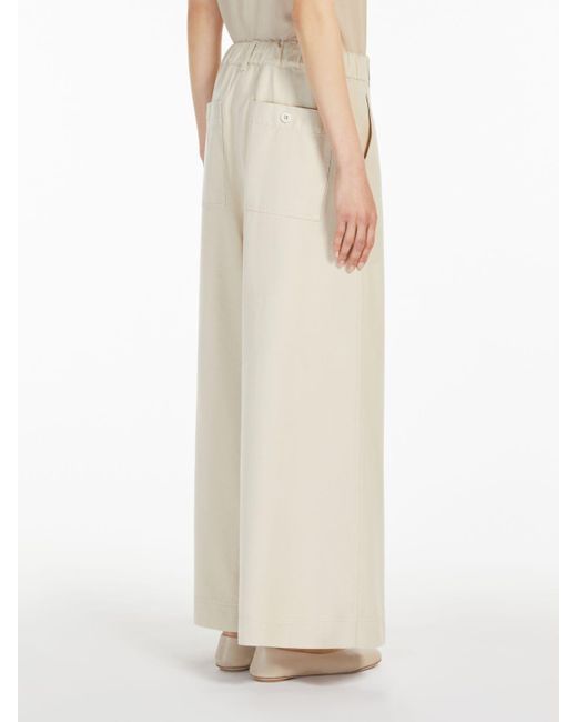 Weekend by Maxmara White Disco Wide Leg Trousers