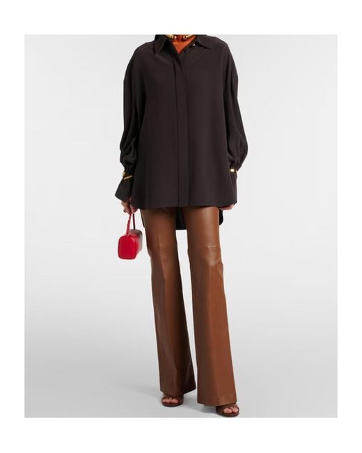 Joseph Brown Tafira High-Rise Flared Pants