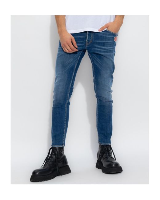 DSquared² Blue Cool Girl Straight-Leg Jeans for men