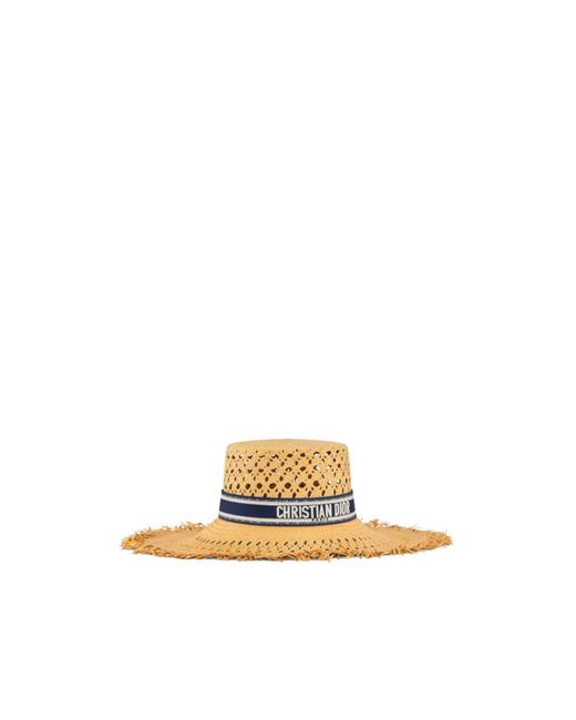 Dior Metallic Iviera Naughtily-D Large Brim Hat
