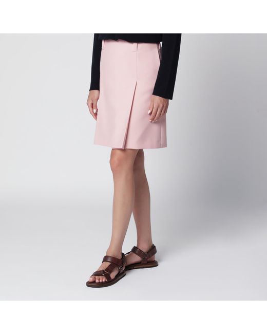 Miu Miu Black Kid Mohair Skirt