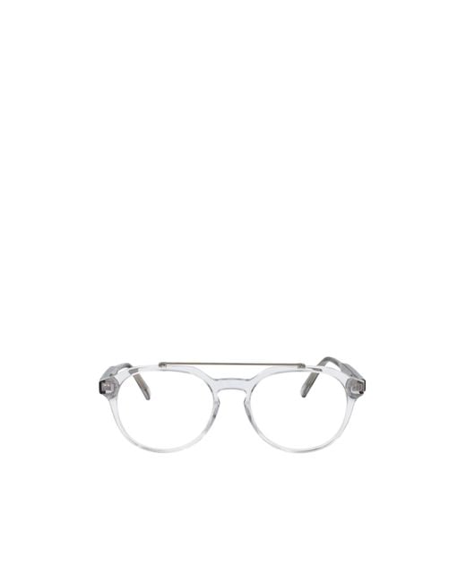 Dior White Logo Flat Mirror for men
