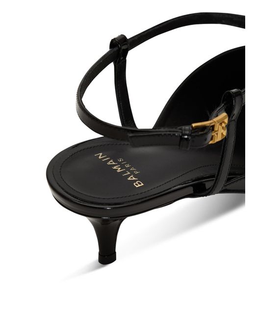 Balmain Multicolor Sync Chain Kitten Slingbacks