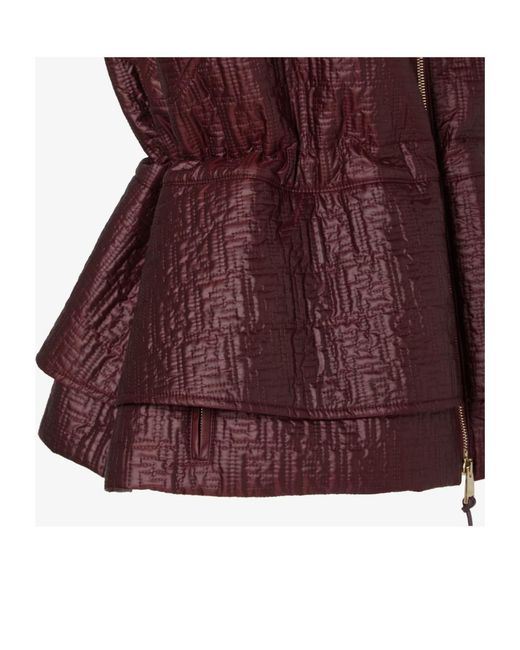 Fendi Purple Ff Quilted Vest