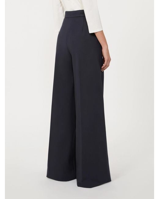 Max Mara Blue Pocket Casual Pants