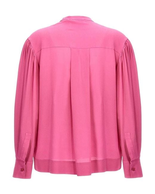 Nude Pink Elegant Bloshirt Top