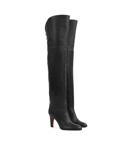 Chloé Black Chloé Eve Thigh High Boots