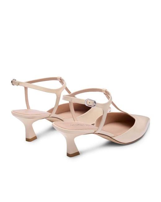 Stuart Weitzman Pink Vinnie T-Strap Pump