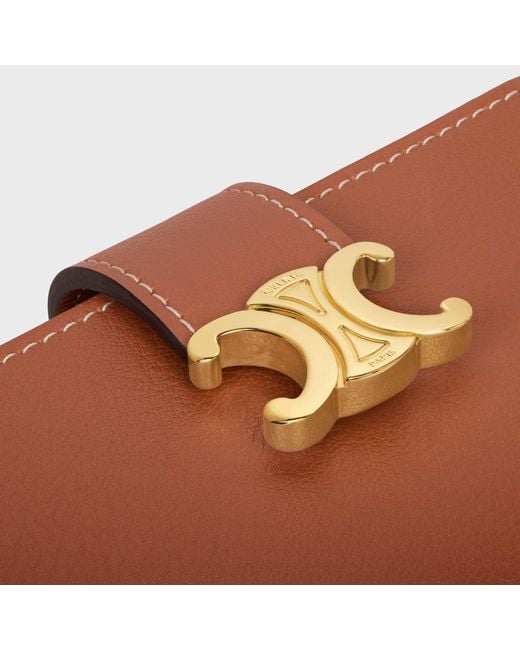 Céline Brown Accordeon Card Holder Nino