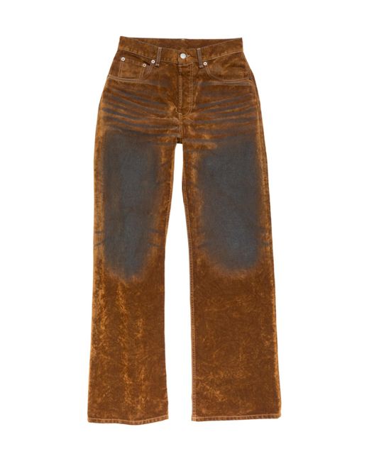 Acne Brown Regular Fit Jeans