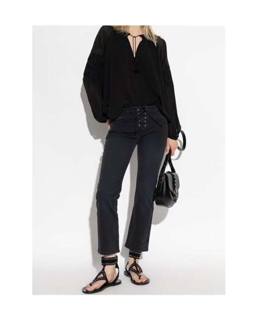 Isabel Marant Black Vanel Pants