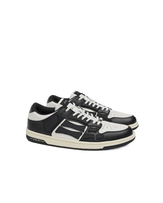 Amiri Black Skel-Top Low Sneakers