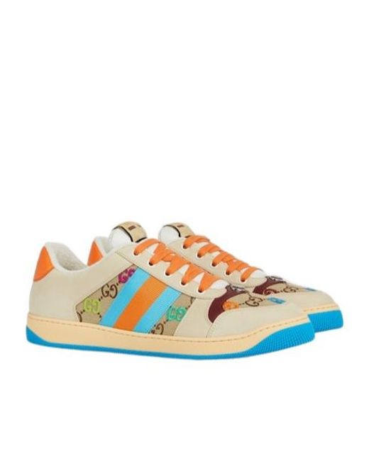 Gucci Blue Screener Sneakers for men