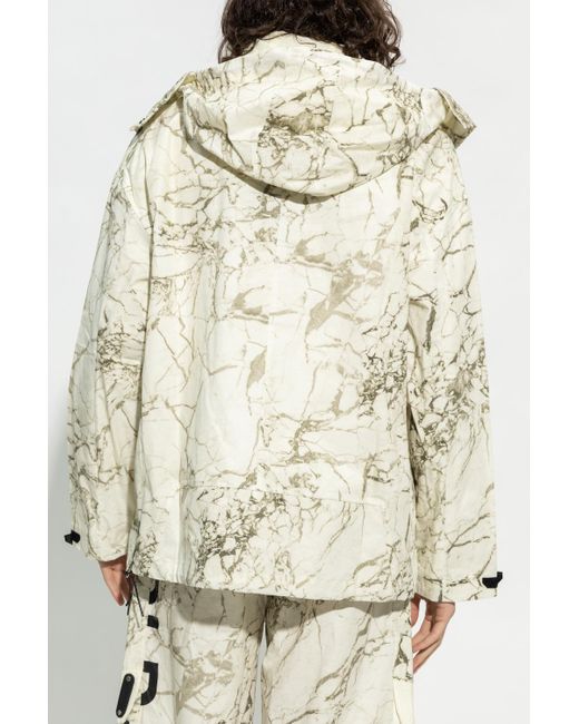 A_COLD_WALL* White A-Cold-Wall* Logo Printed Drawstring Jacket for men