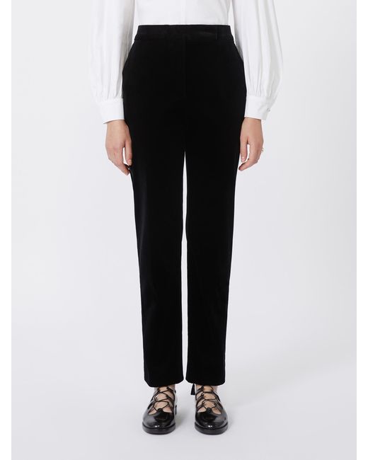 Max Mara Black Button Detailed Regular Fit Trousers