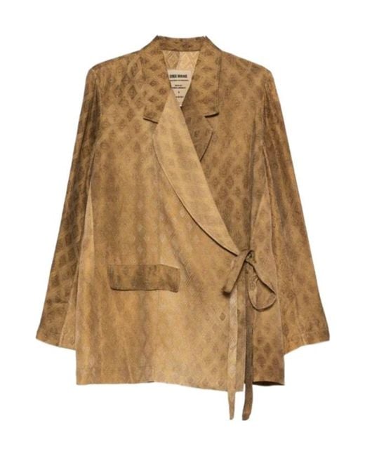 Uma Wang Natural Long-Sleeved Jacket