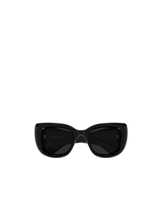 Saint Laurent Black Sl 903 Howl Cat-Eye Sunglasses