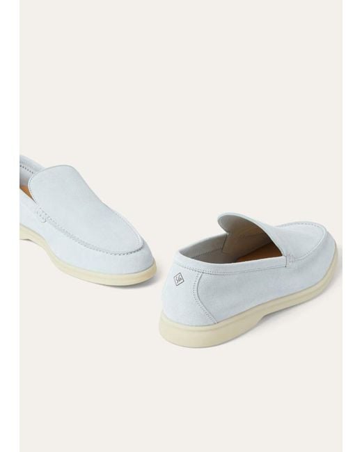 Loro Piana White Summer Walk Loafer for men