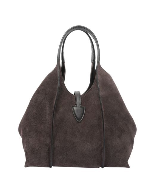 Tod's Brown Mini T Timeless Shopping Bag