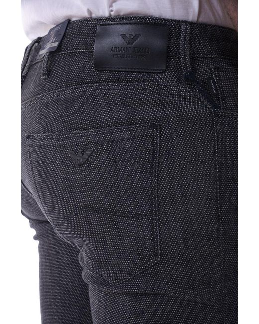 Armani Jeans Blue Logo Jeans for men