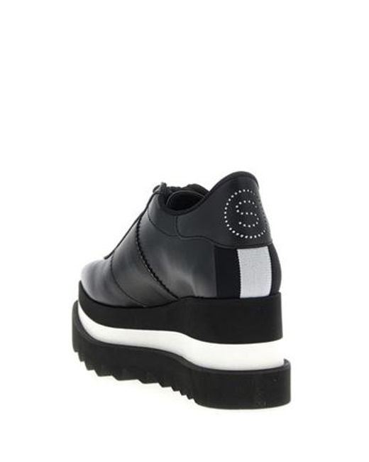 Stella McCartney Black Sneak-Elyse Platform Trainers