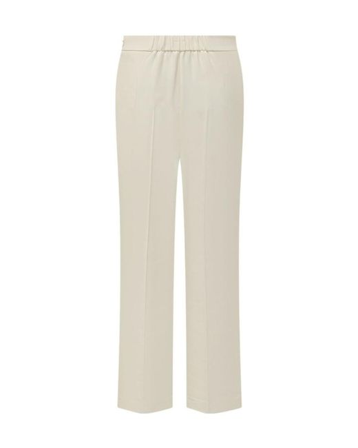 Etro Natural Zip Fastened Flared Trousers