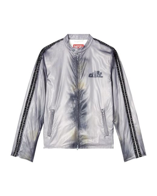 DIESEL Gray J-Pop Light Jacket for men