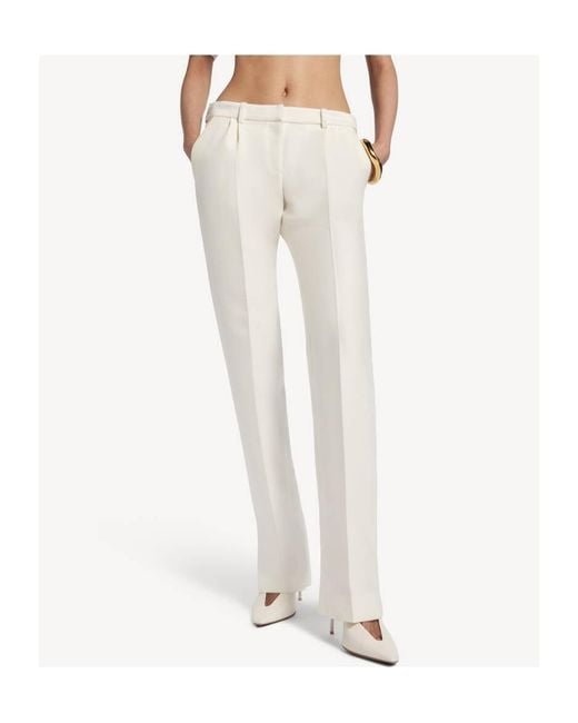 Balenciaga White Slim Tailored Pants