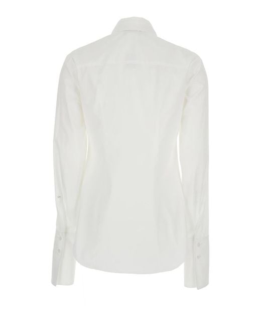Sportmax White Oste Button-Up Shirt