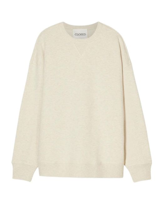 Closed Natural V-Neck Sweatshirt